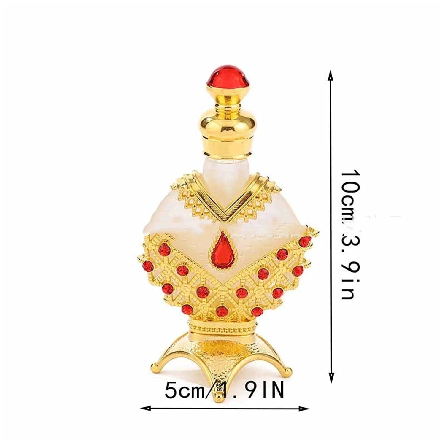 Luxurious Perfume Oil with Zesty, Sweet Fragrance in Elegant Glass Bottles