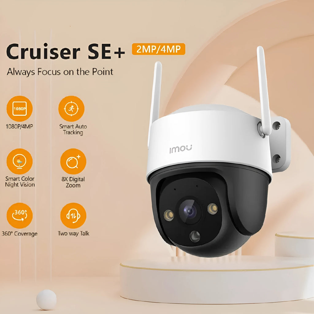 K71FT wireless 4G surveillance camera for indoor use with 1080p resolution and AI humanoid detection