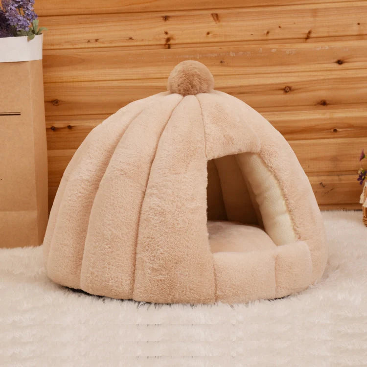 Pumpkin bag cat litter kennel in various colors, foldable and washable design