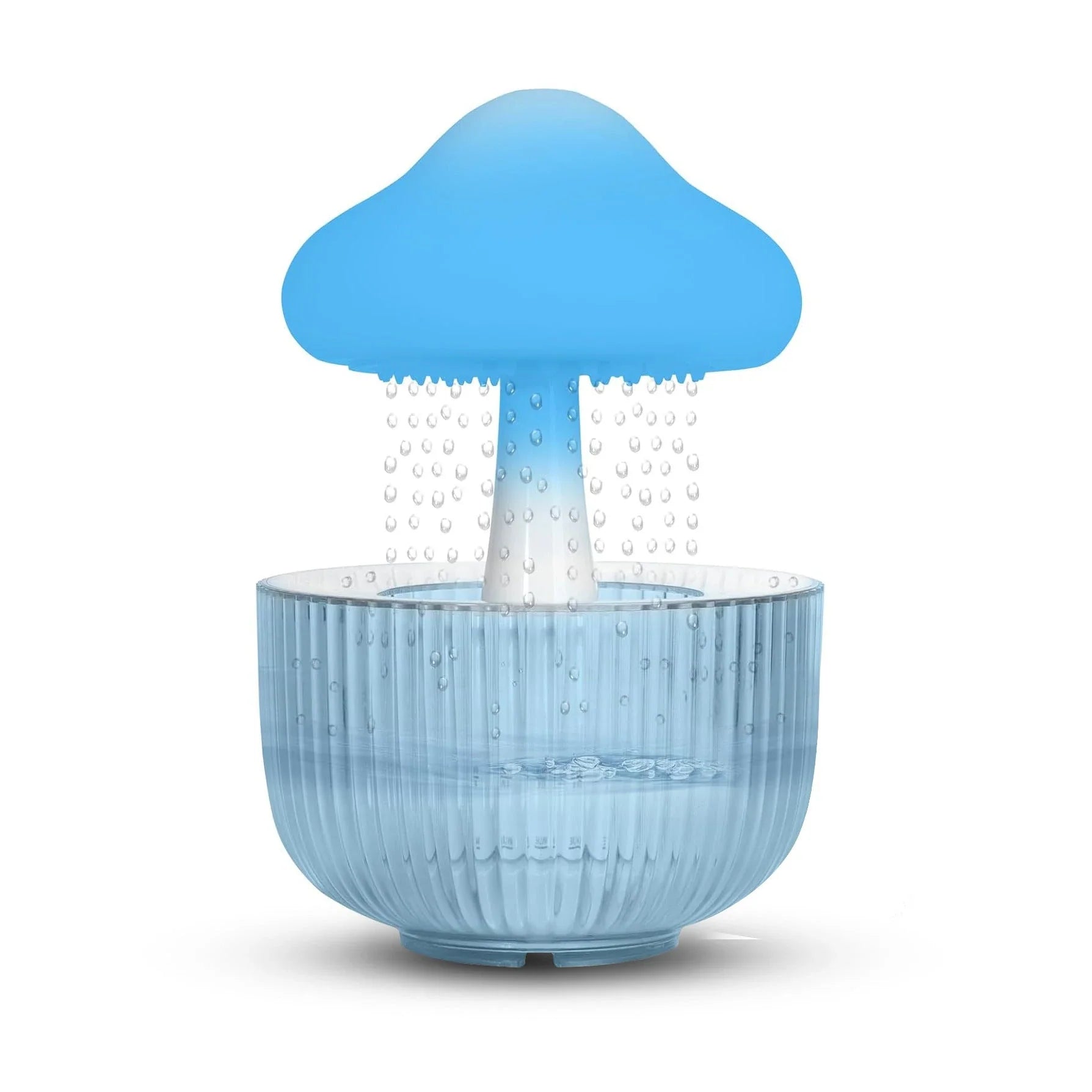 Premium mist humidifier with seven-color ambient lighting, cloud-inspired design, and ultrasonic atomization technology