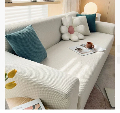 Waterproof polar fleece sofa slipcover in various colours and sizes