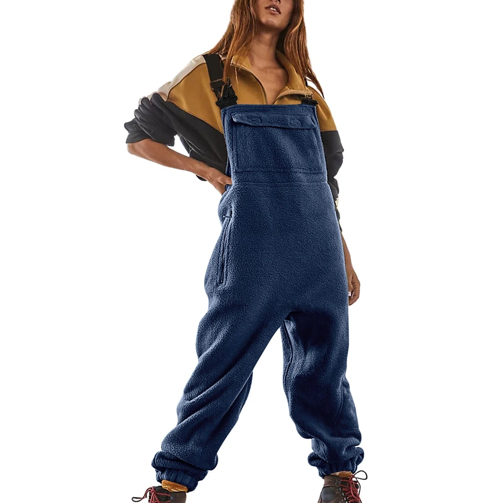 Women's polar fleece workwear jumpsuit in various colours and sizes