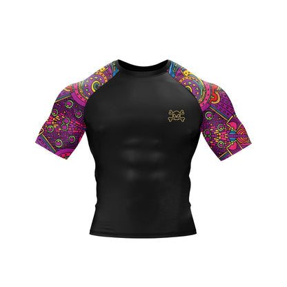 XMARTIAL Aztec Longsleeve and Shortsleeve activewear top with unique design