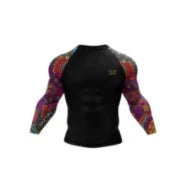 XMARTIAL Aztec Longsleeve and Shortsleeve activewear top with unique design