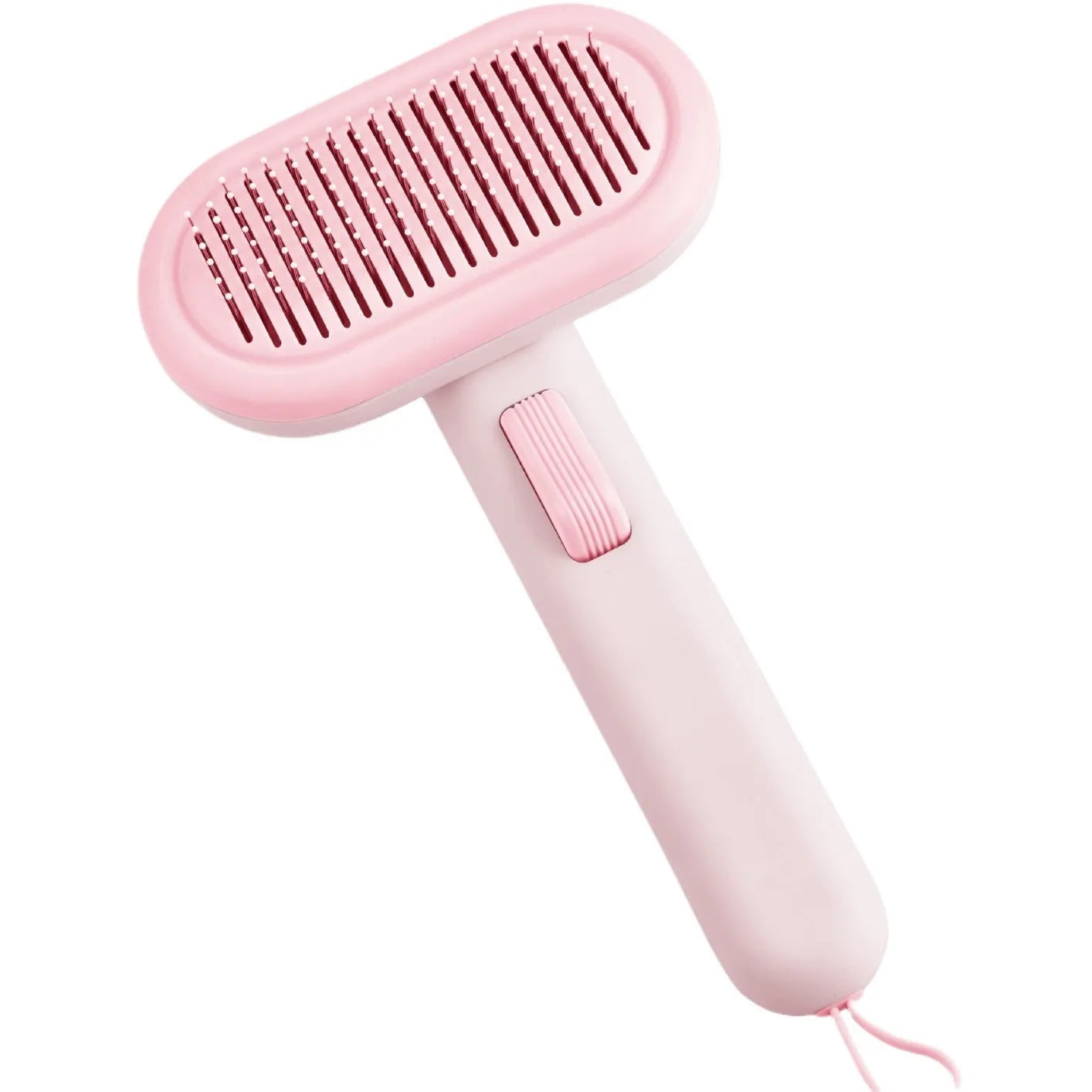 Large cat hair removal comb with stainless steel blade in light grey colour option