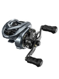 Magnesium frame bait finesse baitcasting reel in Falcon microdroplet colour, left hand retrieve version