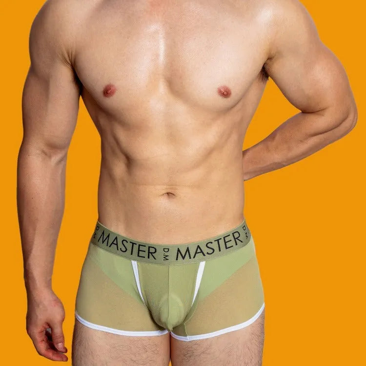 Men's low waist ice silk shorts in five colour options with quick-dry functionality