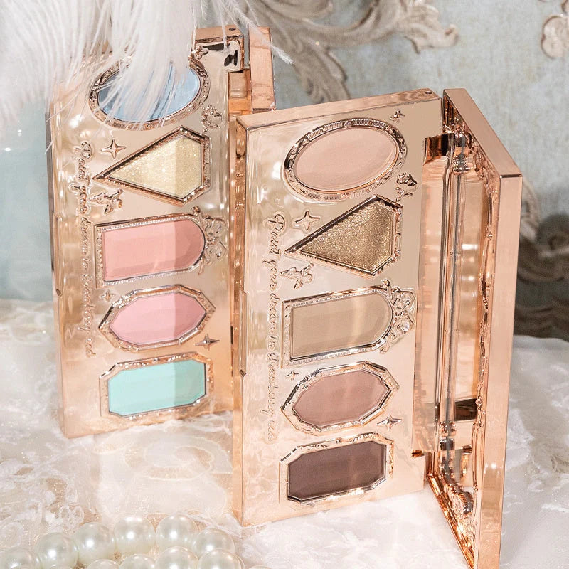 Flower Knows Strawberry Rococo Series Embossed Blush Velvet Matte Lip Glaze in vintage-inspired packaging