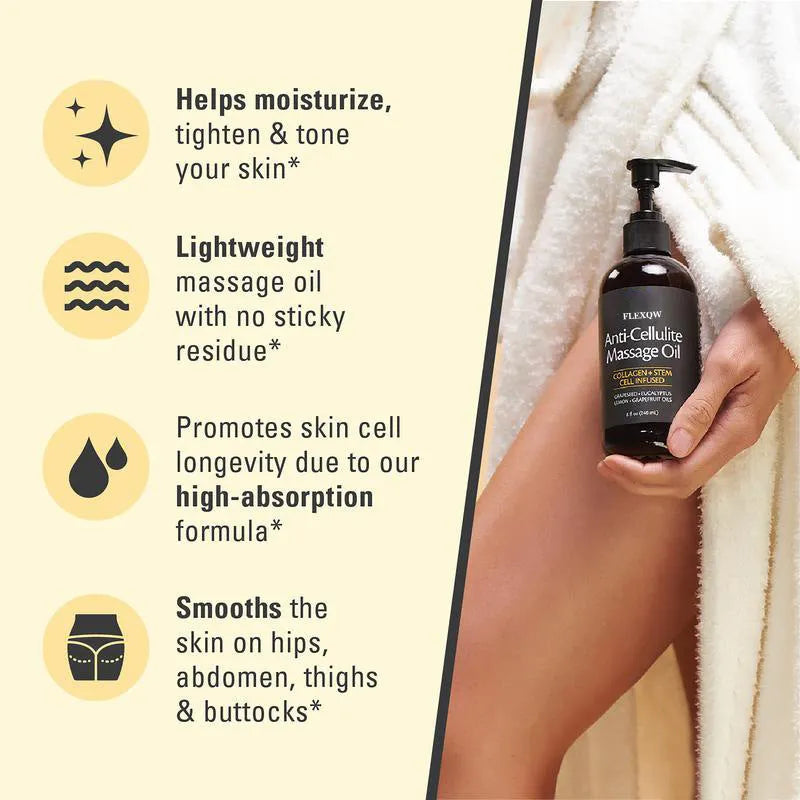 Home Body Firming Massage Oil 240ml bottle for women and men suitable for neutral oily dry skin