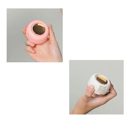 Portable USB clip-on personal fan with adjustable wind direction and flexible clip