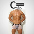 Men's Seamless Ice Silk Plus Size Boxer Underwear Medium Low Waist Nylon Spandex Sexy Style Black White 3XL 2XL L M XL XXL