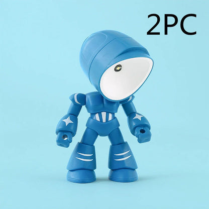 Hero War Police LED Table Lamp with adjustable arms and 360° rotatable head for kids