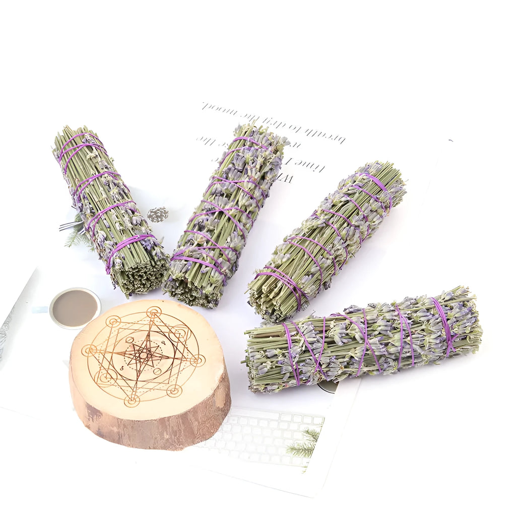4 inch long dried lavender aromatherapy stick for natural air freshening