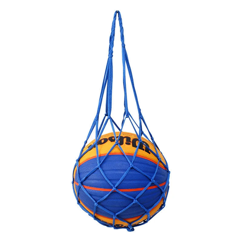 Mesh sports bag for basketball, football, and volleyball with bold storage options
