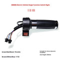 Electric tricycle multifunctional switch handle with SM plug connector for forward and speed control