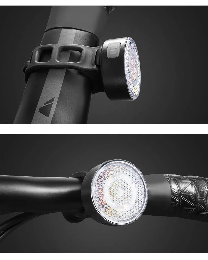 Gaciron W08F-20 bicycle LED headlight with motion sensor and USB rechargeable battery, 20 lumen, IPX6 waterproof