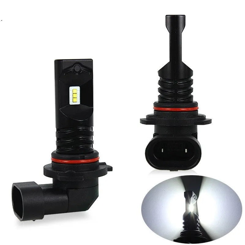 CSP LED automotive fog lamp headlights with black aviation aluminium housing