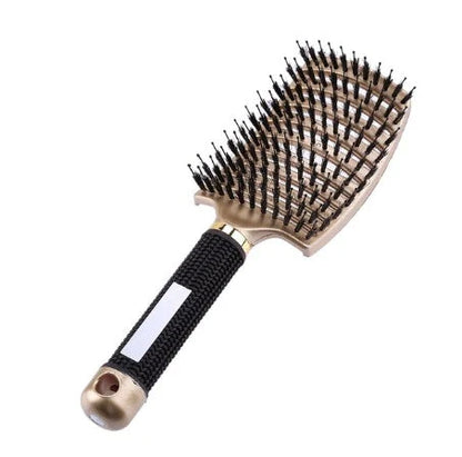 Ultra-Soft Detangling Hair Brush with Scalp Massage - Premium Bristles and Nylon for Effortless Tangle-Free Hair