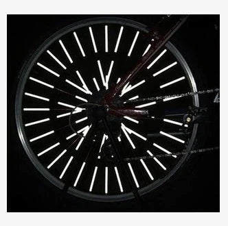 Colorful Spoke Bicycle Reflective Strip for enhanced night visibility