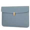 Notebook inner bag in matte PU fabric for 12-14 inch laptops, simple hand bag style