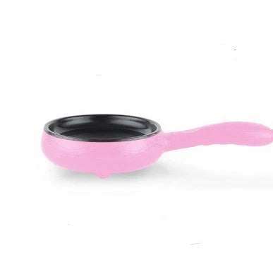 Mini electric egg omelette cooker with non-stick frying pan in various colours