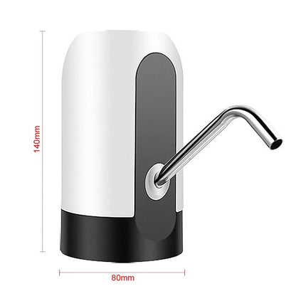 Automatic water bottle pump with USB charging, smart water dispensing device for home and office use