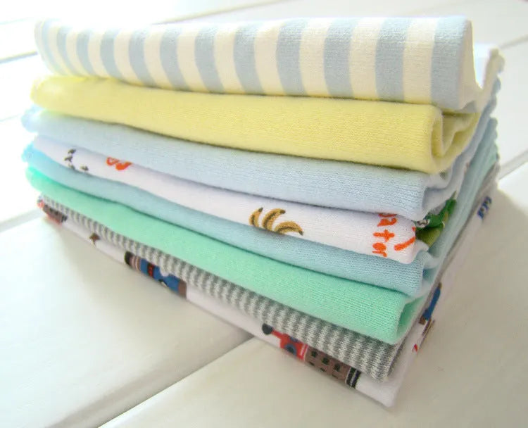 8 cotton newborn baby towels in assorted colours for boys and girls
