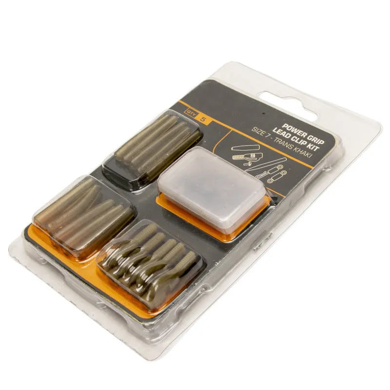 30 piece European carp fishing accessory set with anti-winding pipes and threaded hoses