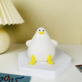 Cute cartoon silicone seagull night light with USB charging, 10.2 x 9.4 cm, for kids bedroom