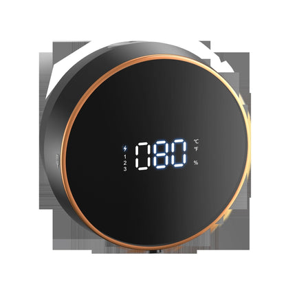 Automatic induction hand sanitizer machine in elegant white and obsidian black