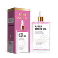 100ml glass bottle of men's aftershave oil with FP-A021 product code for post-shave moisturising