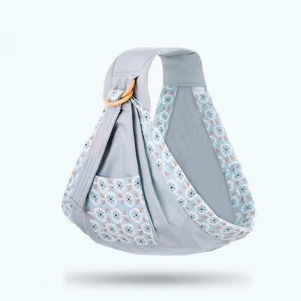 Adjustable baby wrap carrier sling in various colors for comfortable infant nursing
