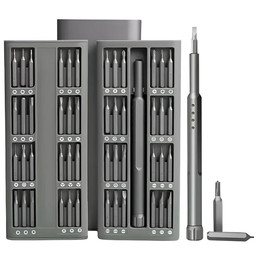 49-piece magnetic screwdriver set for mobile phone repair with nickel aluminium bronze construction