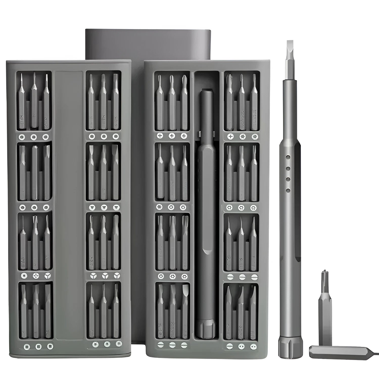 49-piece magnetic screwdriver set for mobile phone repair with nickel aluminium bronze construction