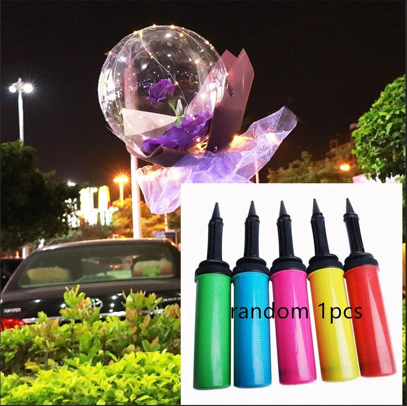 LED luminous balloon rose bouquet in various colors for Valentine's Day decorations