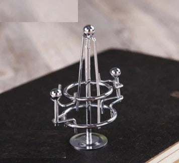 Stainless steel Iron Man tumbler decoration with one-leg balance design