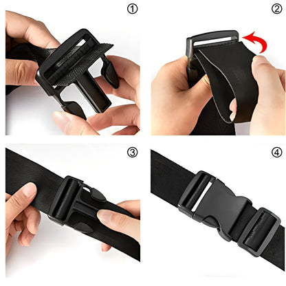 Black 56 inch speed training parachute with adjustable belt providing 15-33 pounds resistance for running