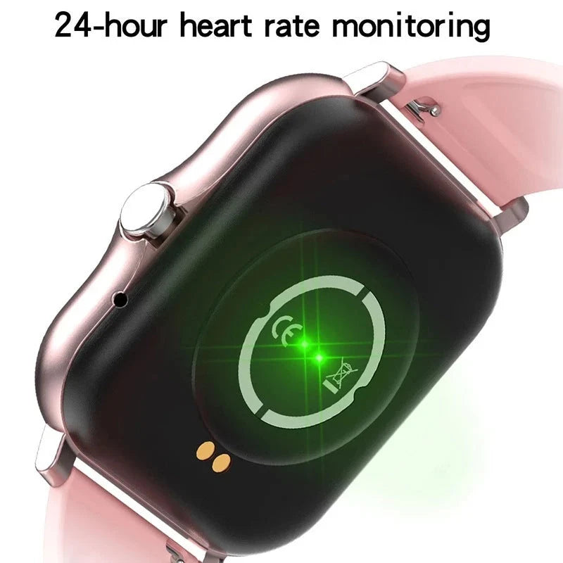 Y13 Smart Watch featuring heart rate monitoring and Bluetooth call compatibility in various colours