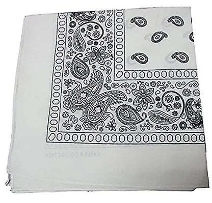 Cashew Flower Paisley Hip Hop Square Scarf in various colours