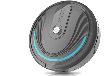 Auto sweeping robot vacuum cleaner with 6.5cm height and 23cm diameter cleaning hardwood floor