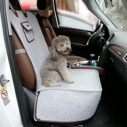 Retro dual-purpose pet car mat front seat cushion in waterproof nylon