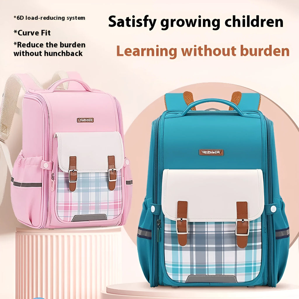 Student school backpack in Oxford cloth available in two sizes and eight colour options for grades 5-6