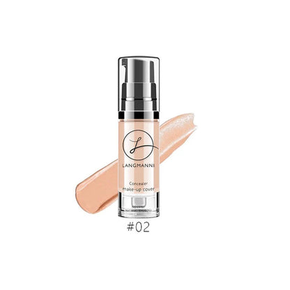 Professional waterproof liquid foundation concealer for flawless skin coverage