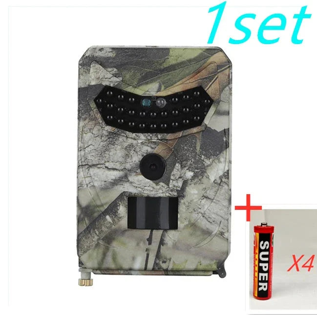 Premium 1080P hunting trail camera with infrared night vision, weatherproof construction, and fast trigger speed for capturing wildlife footage