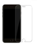 Tempered glass screen protector for iPhone 7 and iPhone 8 showing curved edges.