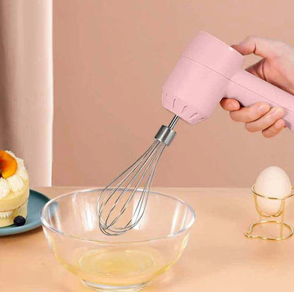 Wireless Electric Whisk - Cordless, Rechargeable Handheld Mixer for Effortless Baking and Food Preparation