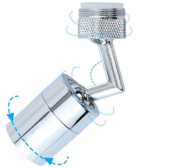 720 Degree Angle Kitchen Faucet with universal rotation and splash-proof design