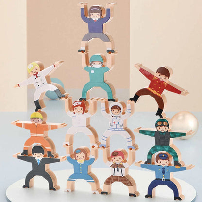 Stacked high block toys for children, made from durable ABS plastic