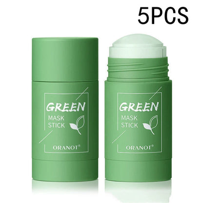 Green Tea Solid Mud Mask for deep cleansing and moisturizing