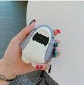 Shark design silicone cover for AirPods 1st and 2nd generation charging case